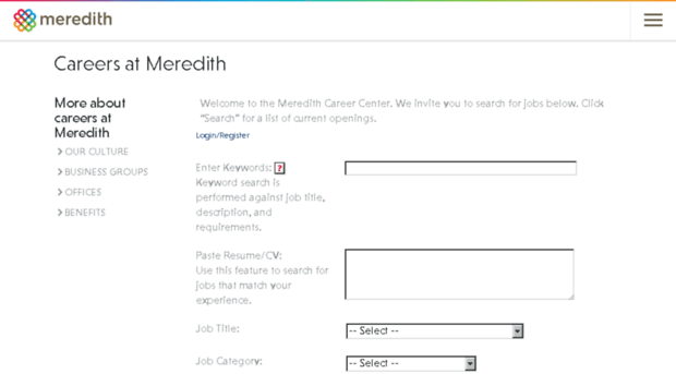 meredith.apply2jobs.com