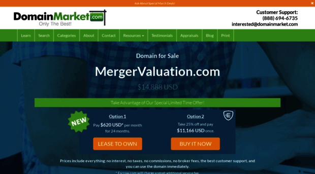 mergervaluation.com