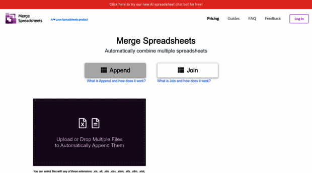 mergespreadsheets.com