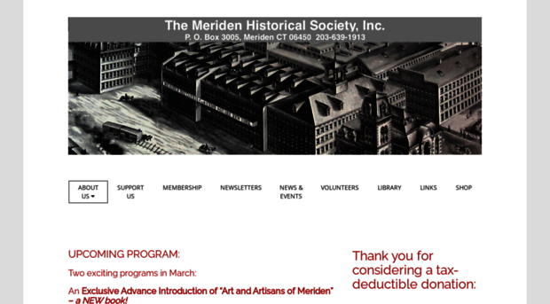 meridenhistoricalsociety.org