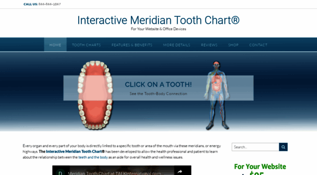 meridiantoothchart.com