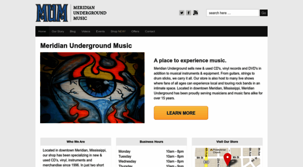 meridianundergroundmusic.com