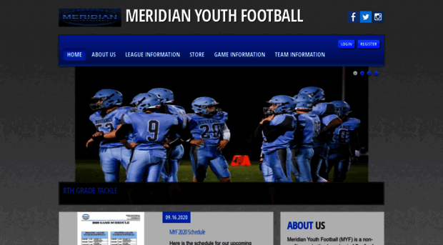 meridianyouthfootball.com