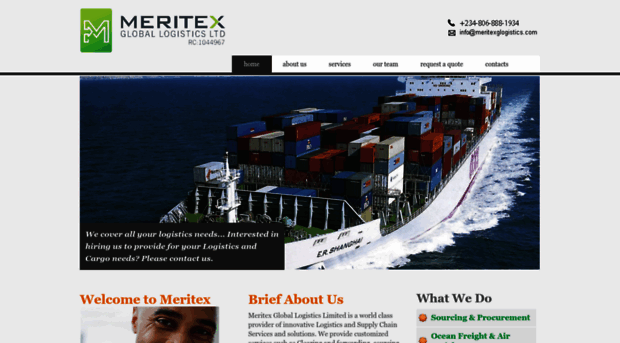 meritexglogistics.com