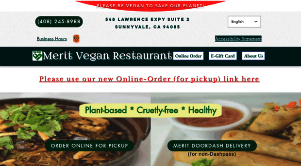 meritvegetarian.com