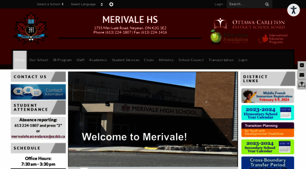 merivalehs.ocdsb.ca