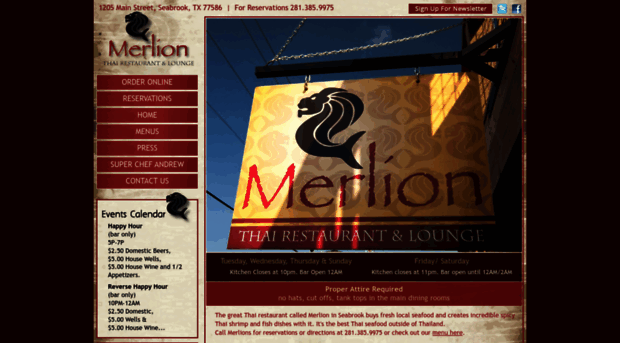 merlionrestaurant.com