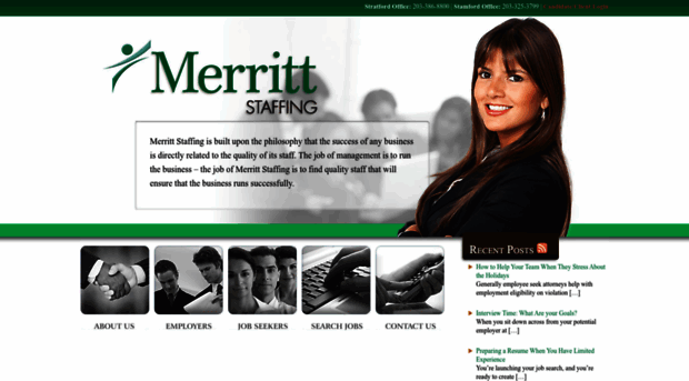 merrittstaffing.com