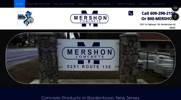 mershonconcrete.com