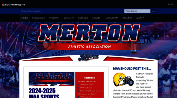 mertonathletics.org