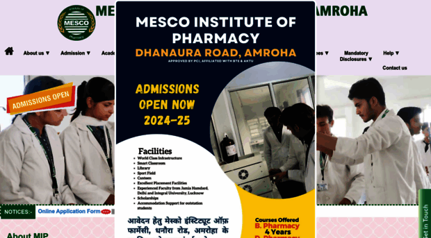 mescopharmacy.in