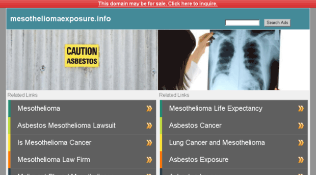 mesotheliomaexposure.info