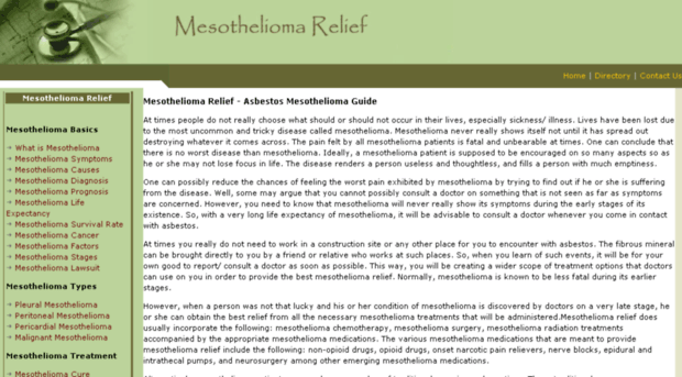 mesotheliomarelief.org