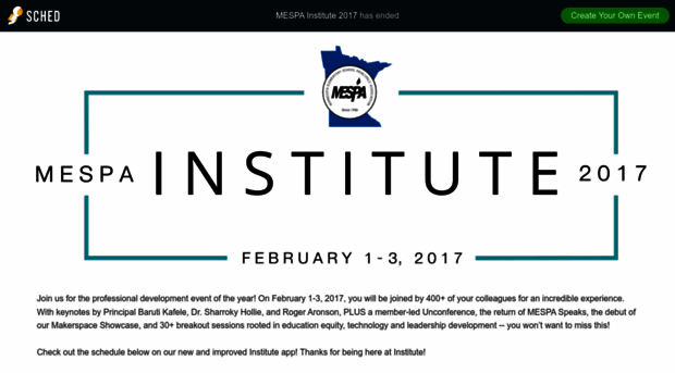 mespainstitute2017.sched.com