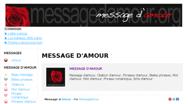 messagedamour.org