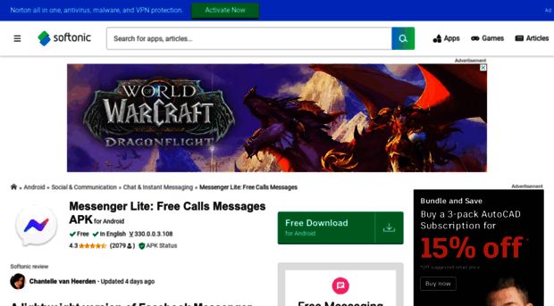 messenger-lite.en.softonic.com