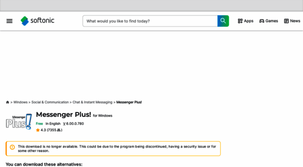 messenger-plus.en.softonic.com