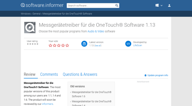 messger-tetreiber-f-r-die-onetouch-softw.software.informer.com