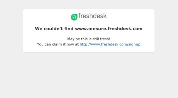 mesure.freshdesk.com