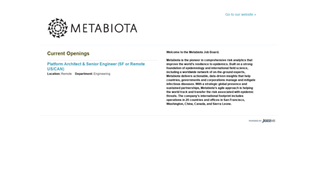 metabiota.theresumator.com