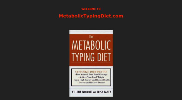 metabolictypingdiet.com