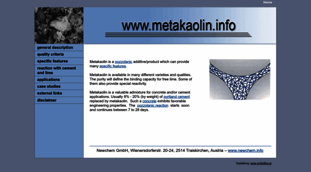 metakaolin.info