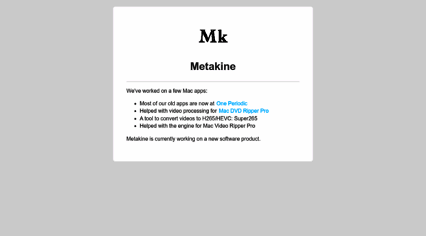 metakine.com