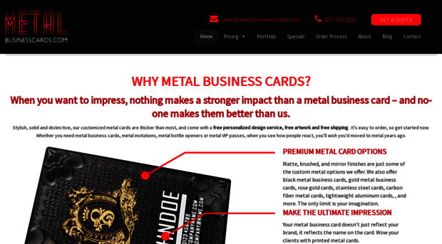 metalbusinesscards.com