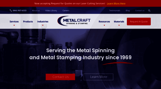 metalcraftspinning.com