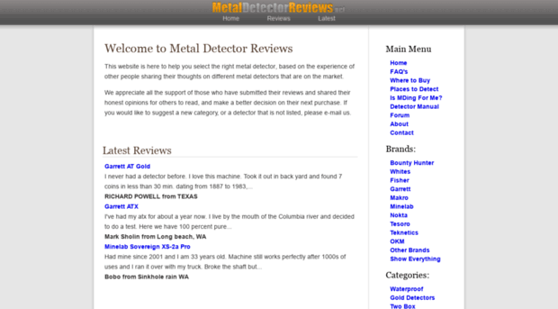 metaldetectorreviews.net