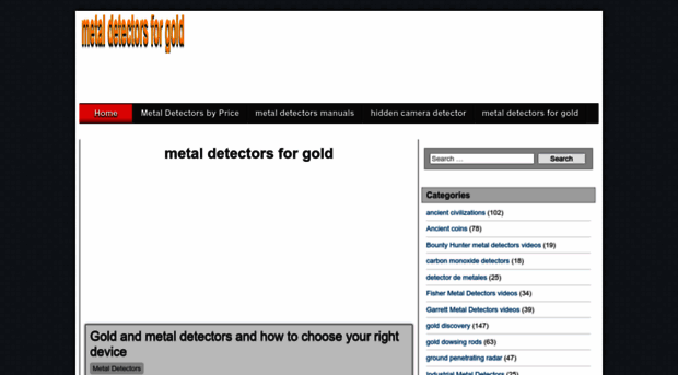 metaldetectorsforgold.net