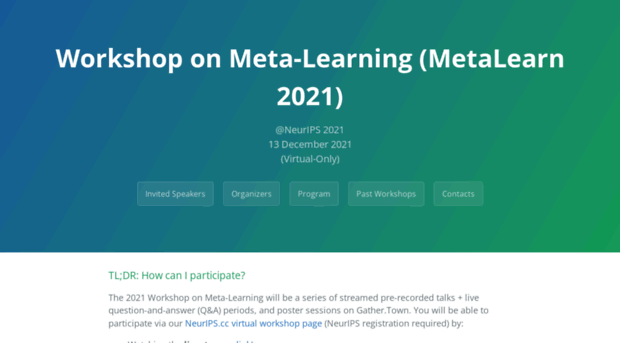 metalearning.ml