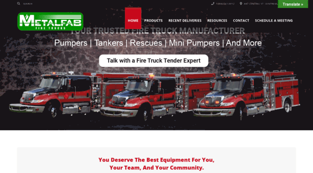 metalfabfiretrucks.com