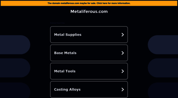 metaliferous.com