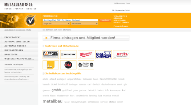 metallbau.de