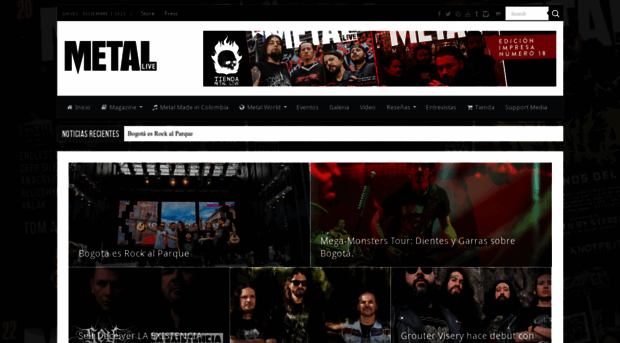 metallivecolombia.com