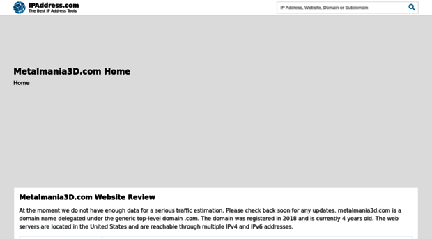 metalmania3d.com.ipaddress.com