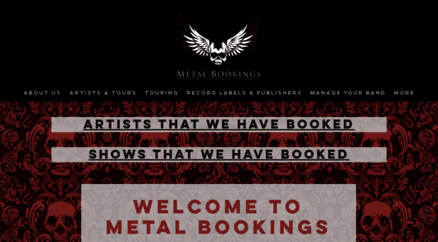 metalmusicbookings.com