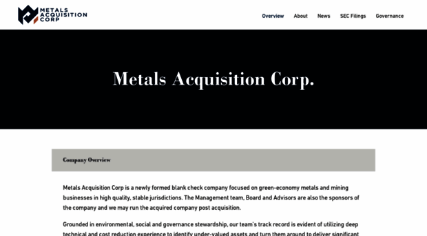 metalsacquisition.com