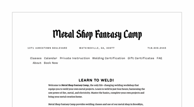 metalshopfantasycamp.com