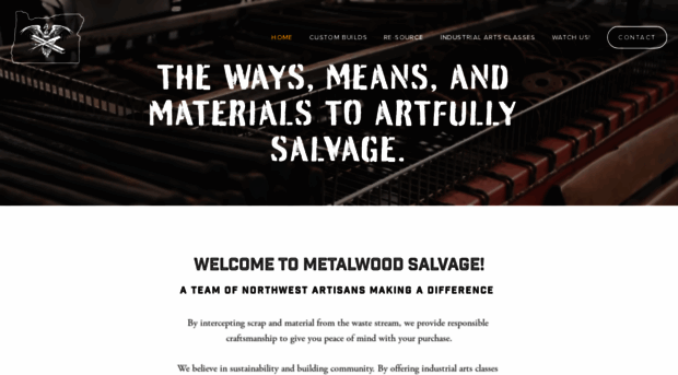 metalwoodsalvage.com