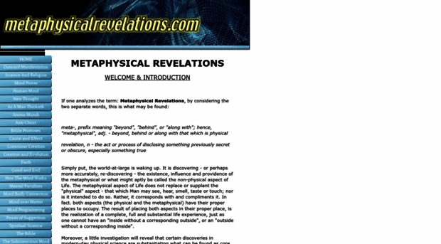 metaphysicalrevelations.com