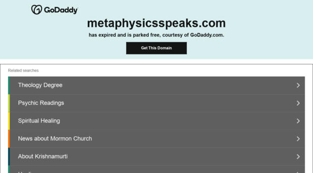 metaphysicsspeaks.com