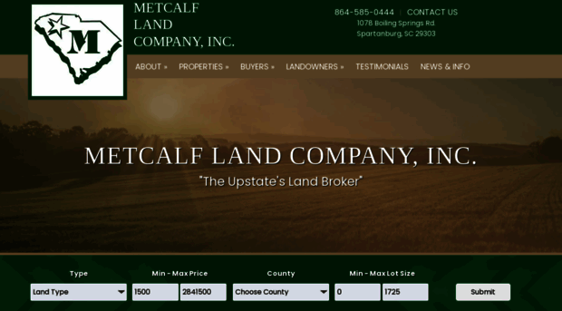 metcalfland.com