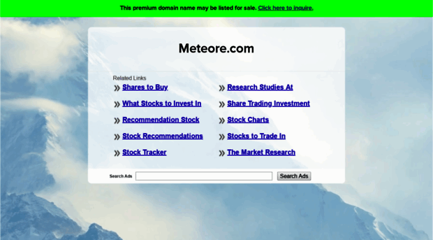 meteore.com