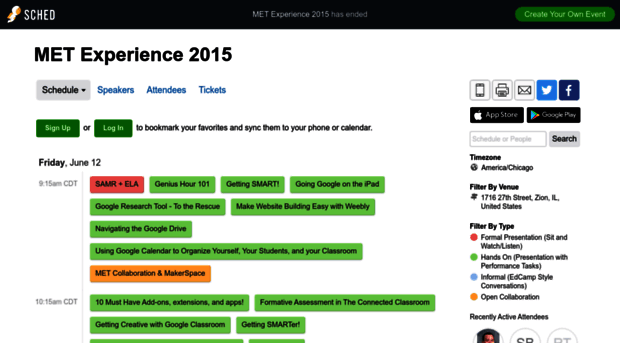 metexperience2015a.sched.org