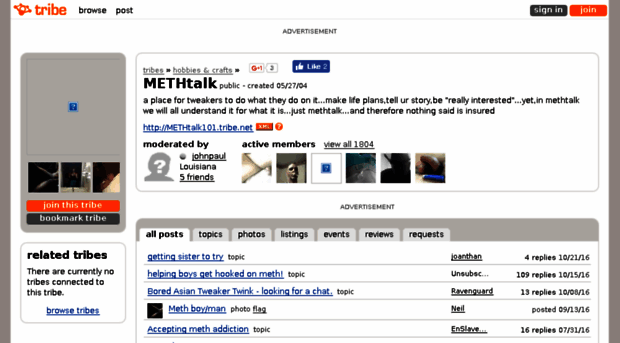 methtalk101.tribe.net