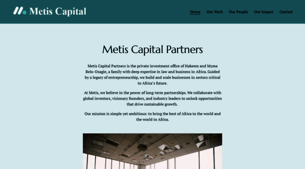 metiscapitalpartnersltd.com