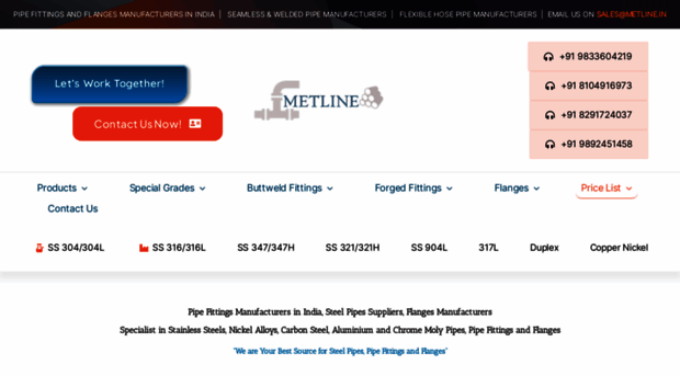 metline-pipefittings.in