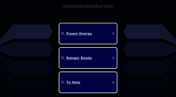 metothepowerofwe.com